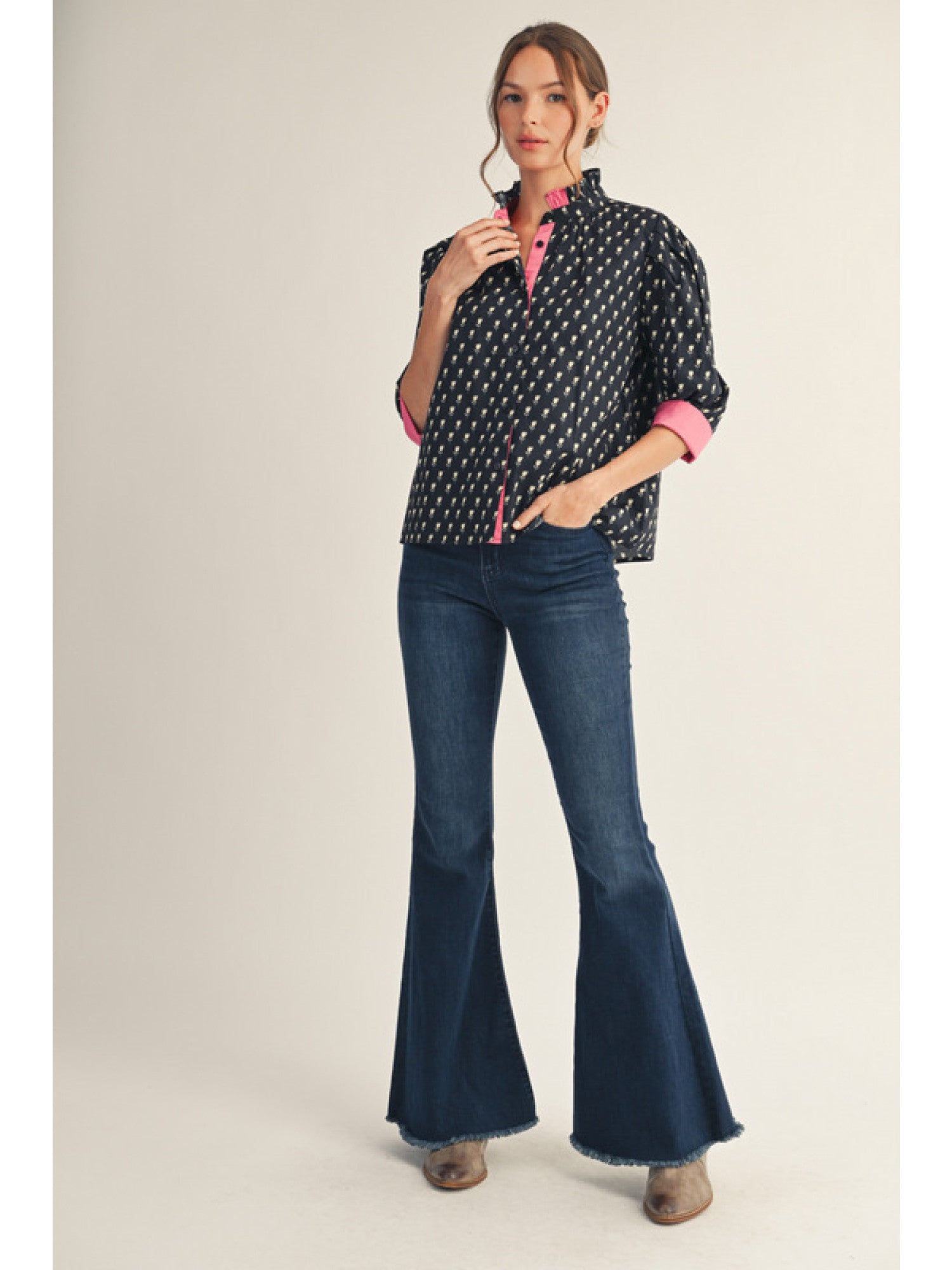 Evening Rose Blouse Threads of Grace