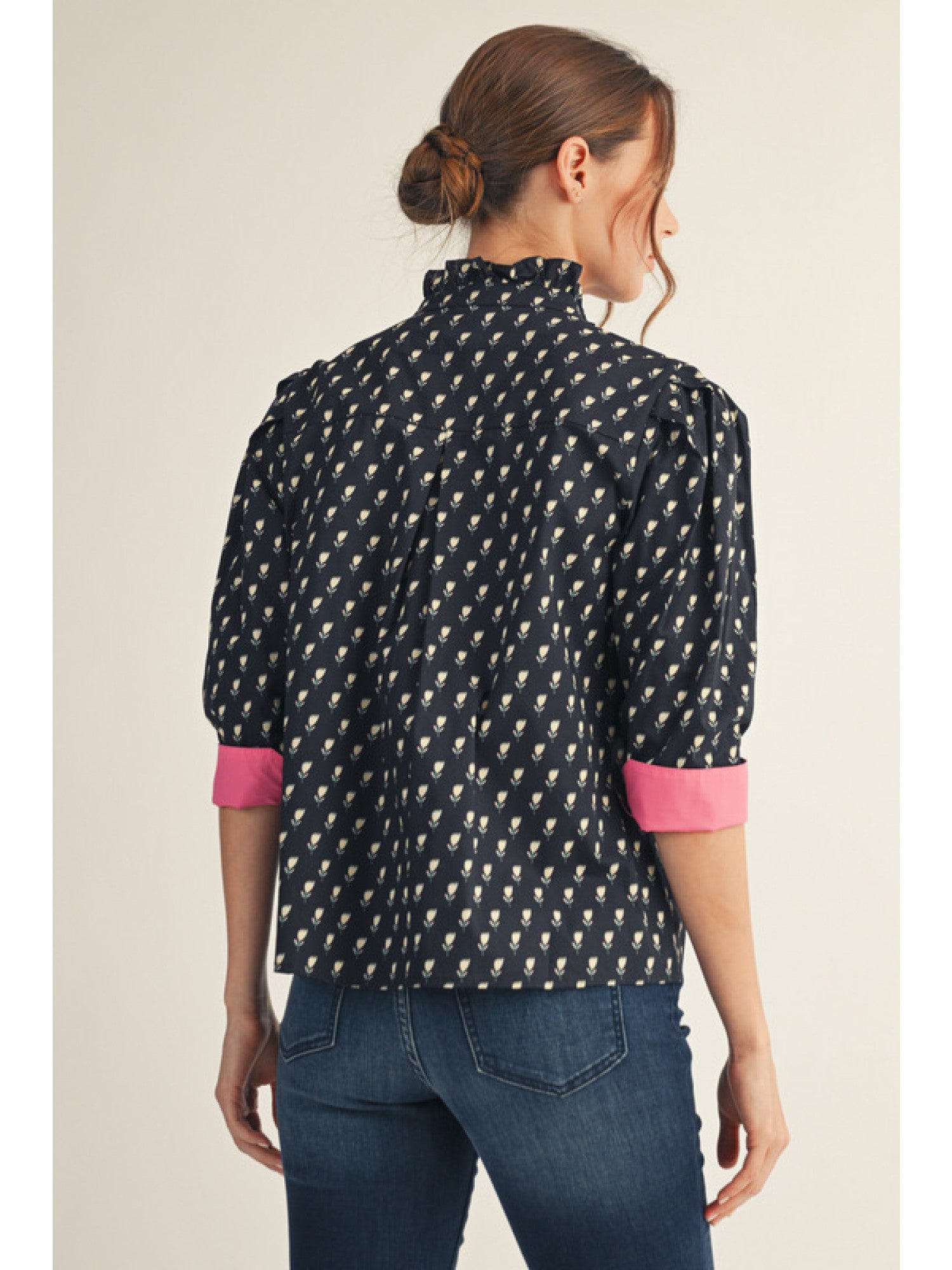 Evening Rose Blouse Threads of Grace