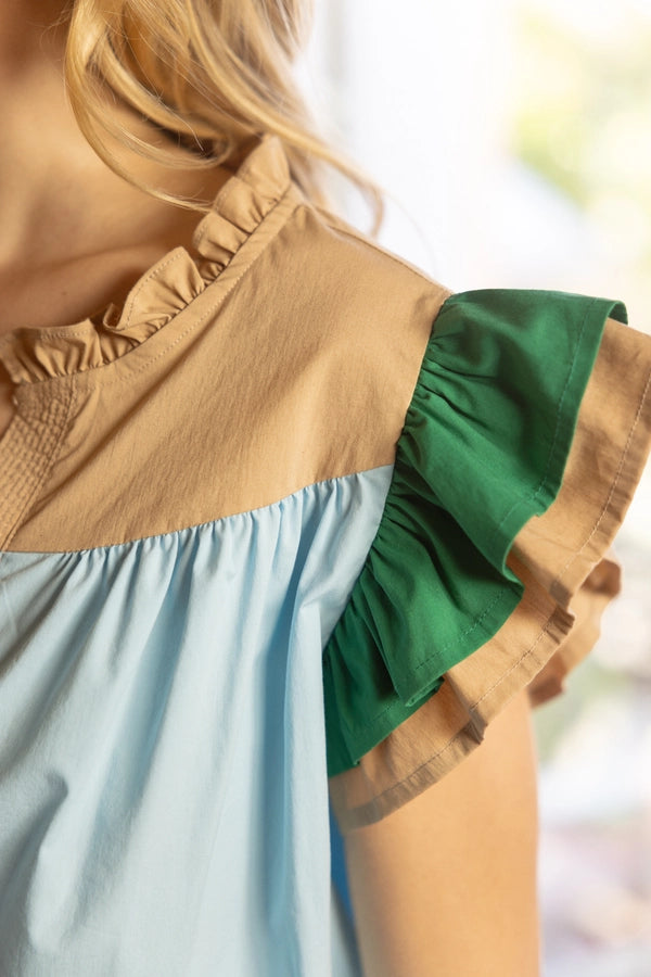 Callie Color Block Top