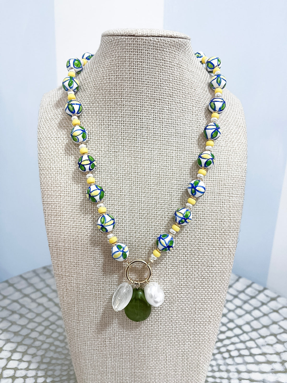 Citrus Charm Beaded Necklace SW Trading