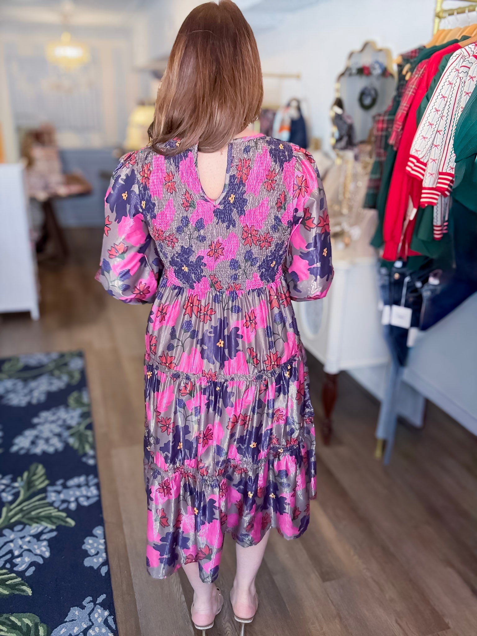 Midnight Dahlia Dress Mudpie