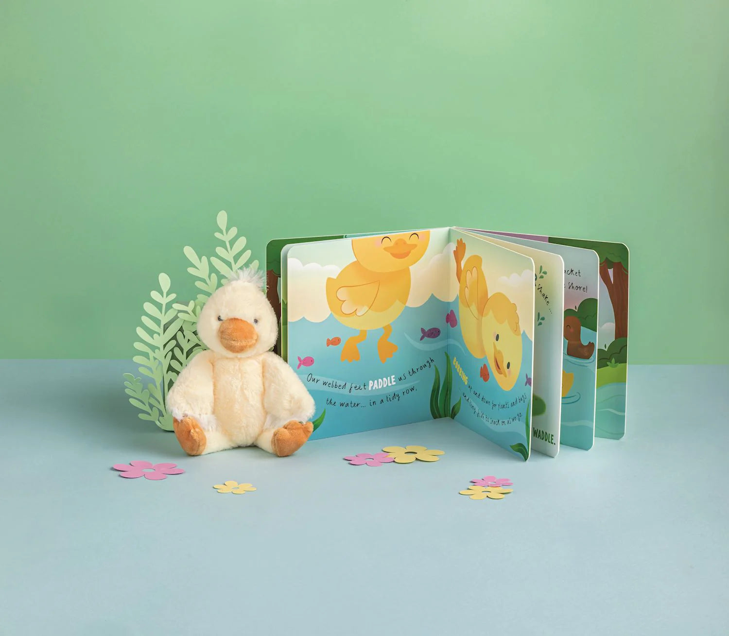 Day in the Life of Mabel the Little Duckling Book & Plush Set