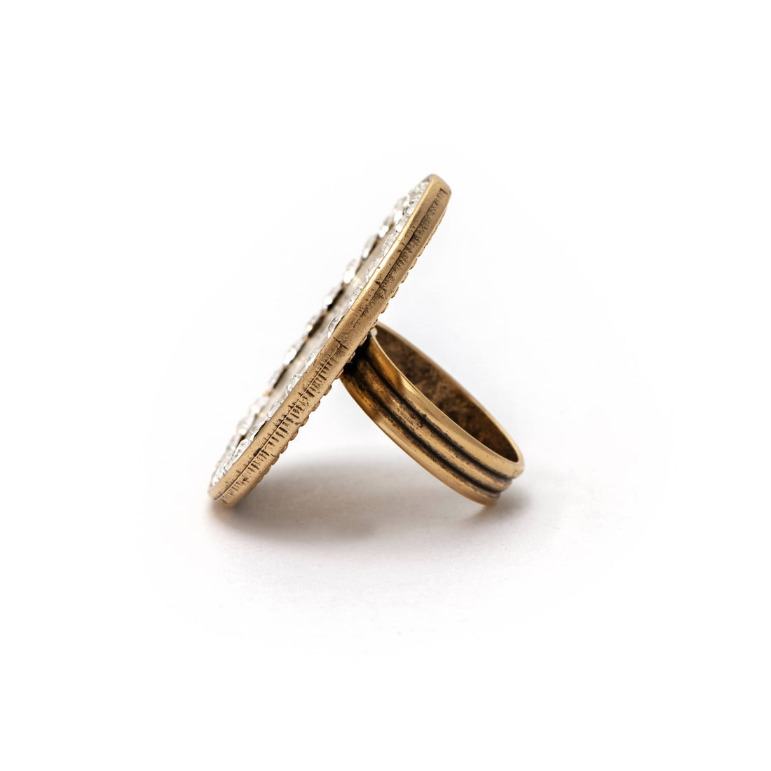 Elizabeth Coin Ring- Silver Yochi NY