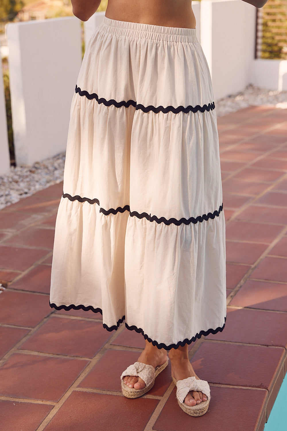 Katie Tiered Maxi Skirt