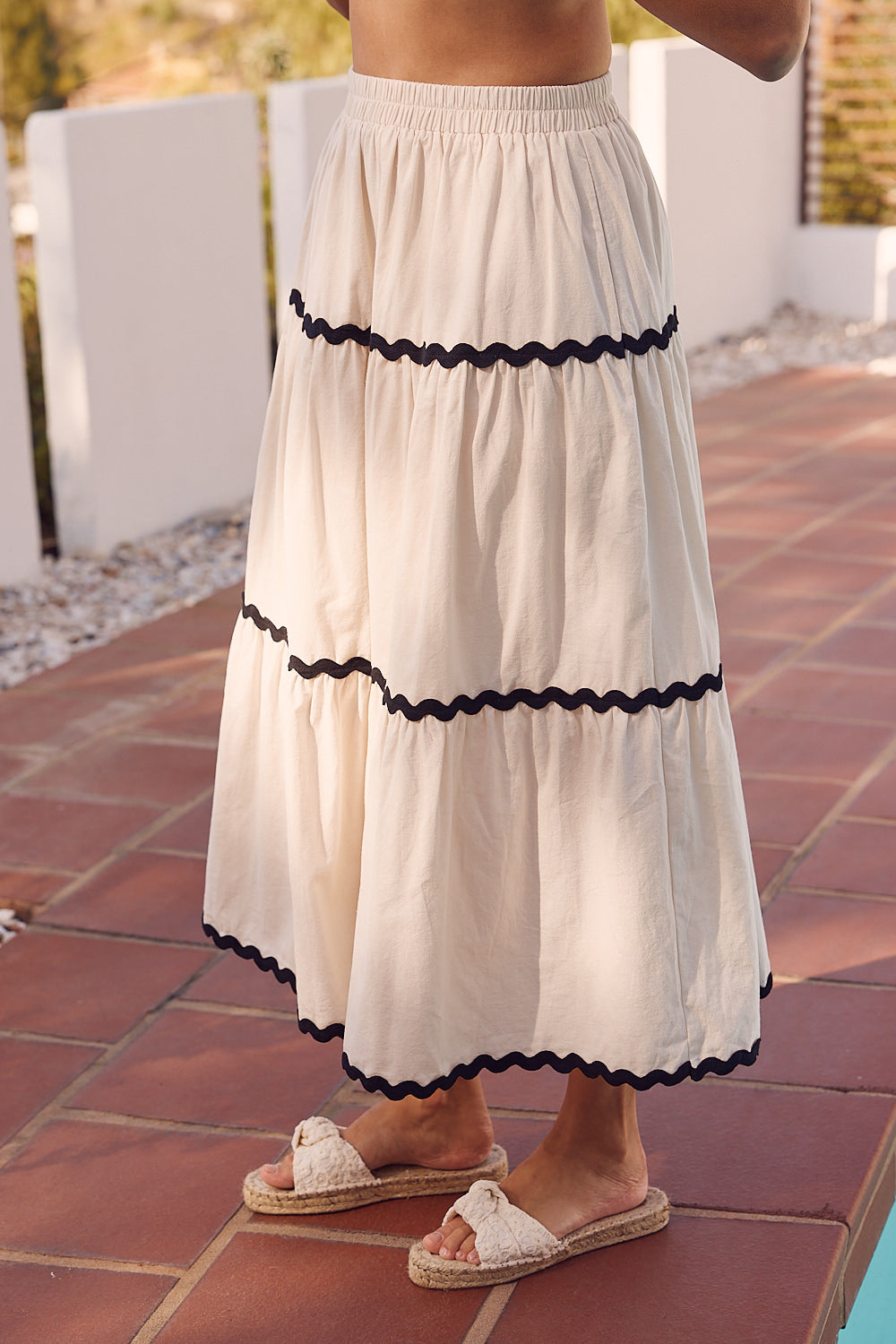 Katie Tiered Maxi Skirt