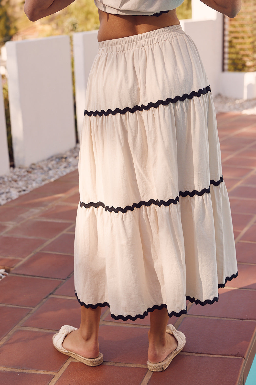 Katie Tiered Maxi Skirt