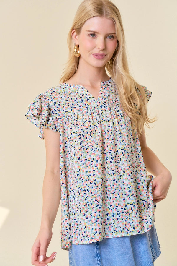 Libby Print Top