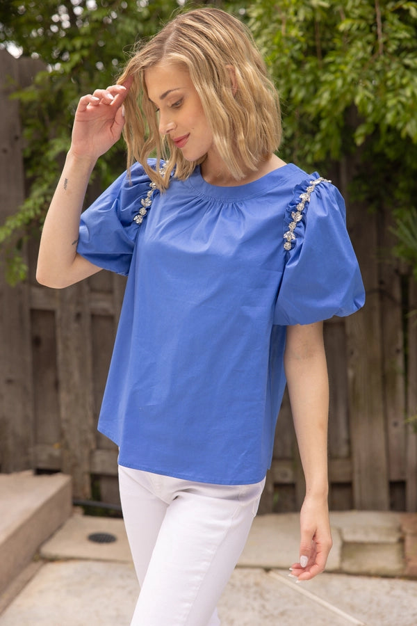 Porter Poplin Top
