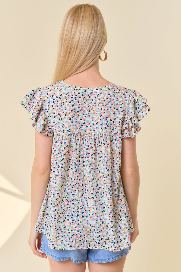 Libby Print Top