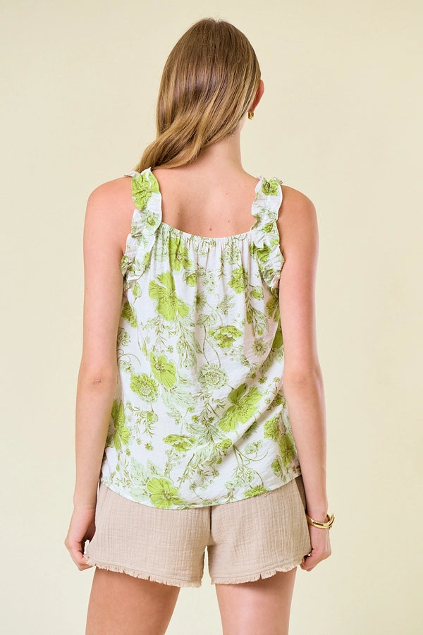 Faith Frilled Strap Top