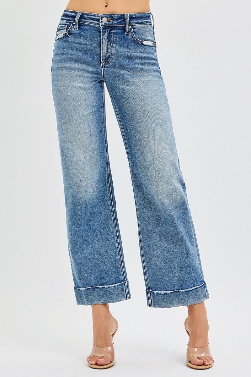 Taylor Cuffed Crop Jeans Risen