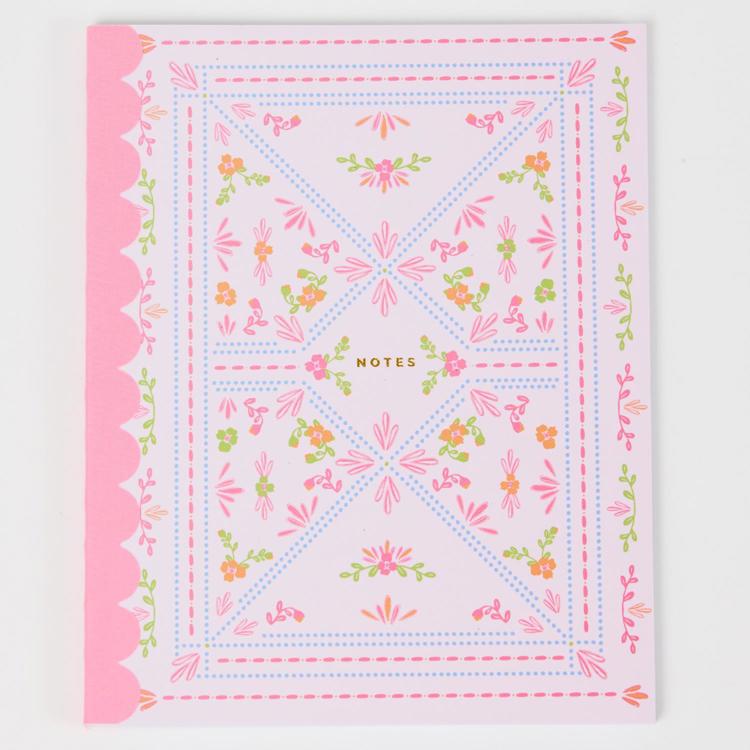 Blush Bloom Notebook Mary Square