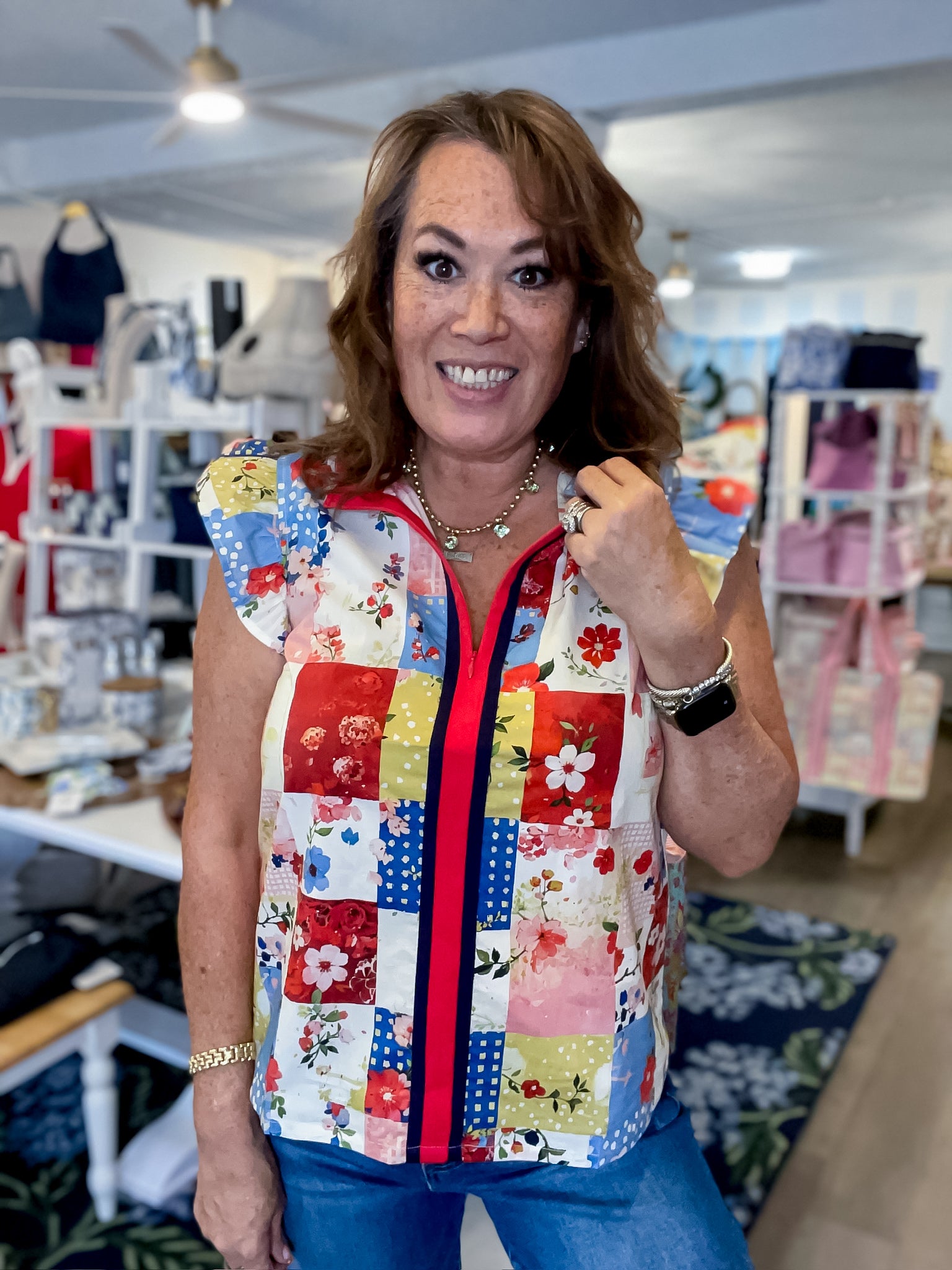Americana Bloom Top