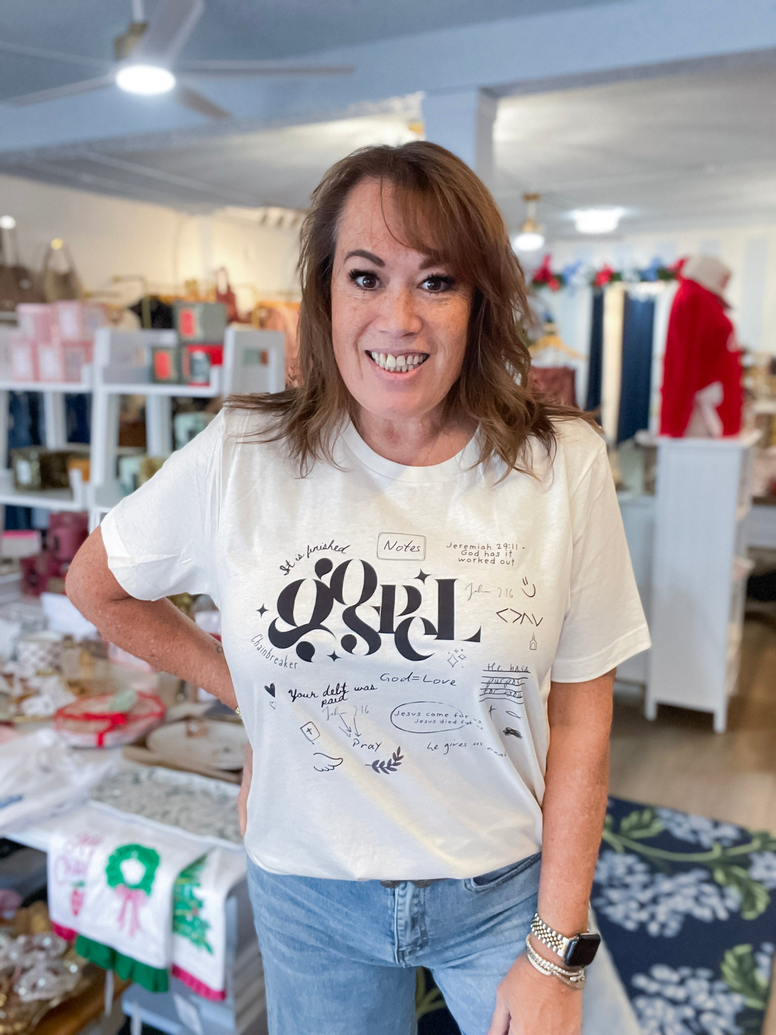 Gospel Notes Tee Threads of Grace