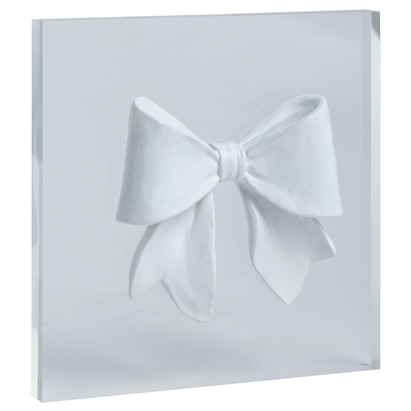 Chunky Bow Intaglio Plaque