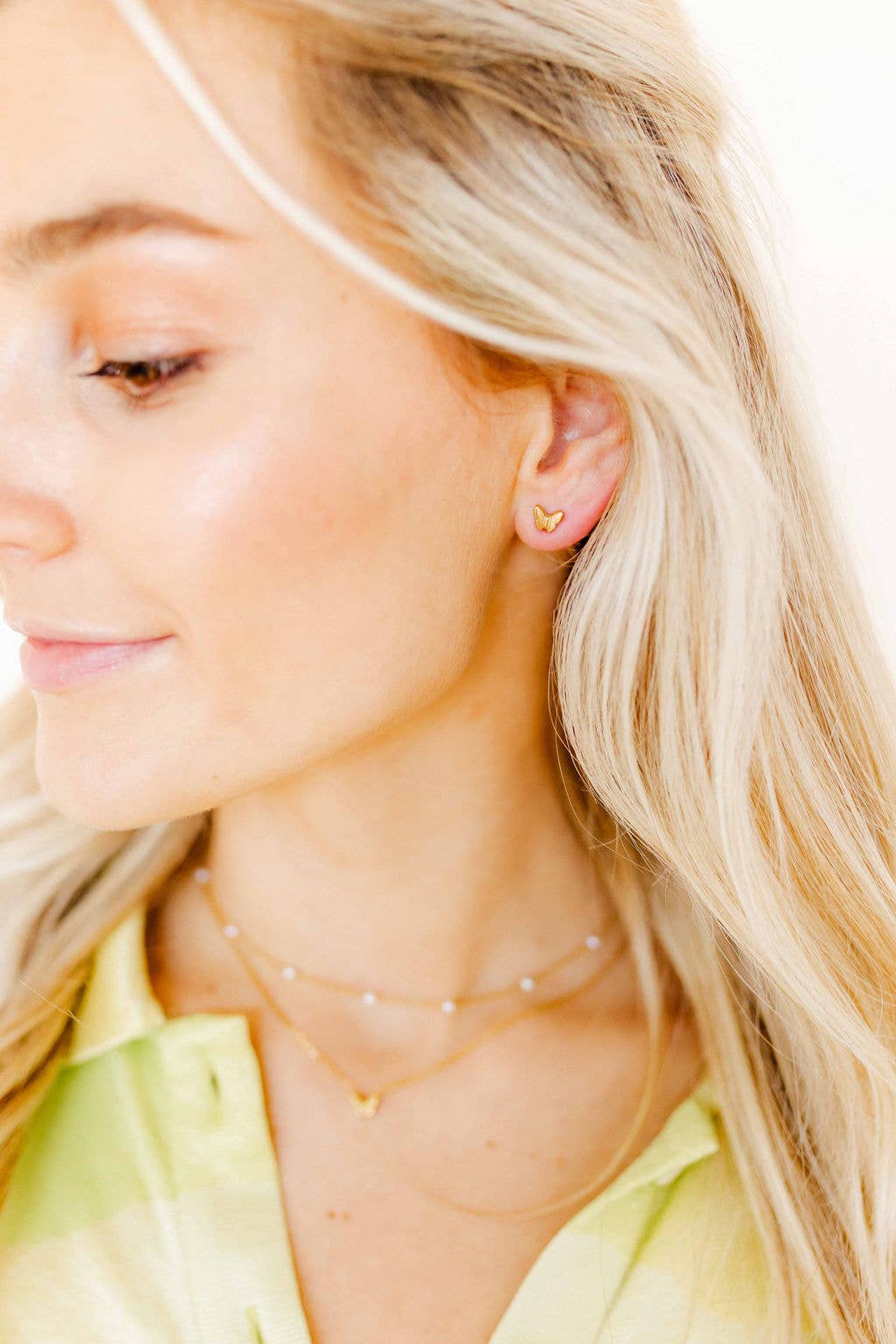 Bella Butterfly Stud Earrings