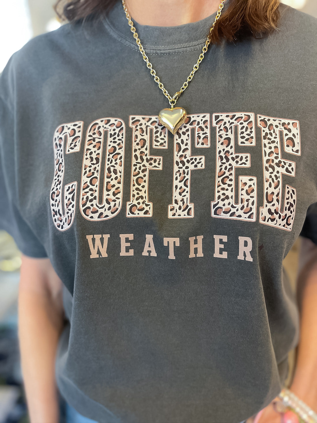 Coffee Weather Comfort Tee Threads of Grace