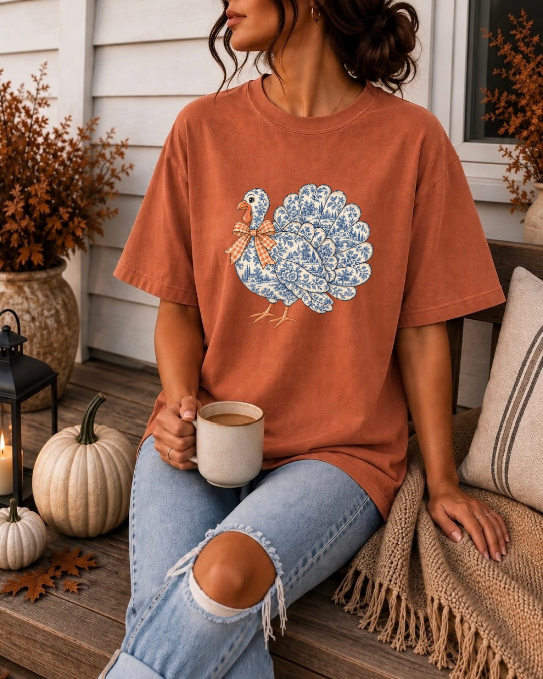 Toile & Gobble Tee August Avenue