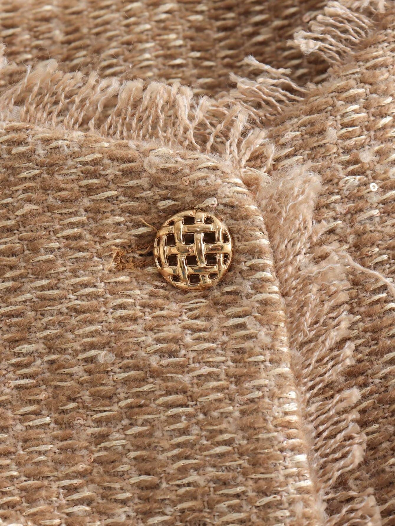 Savannah Tweed Button Jacket
