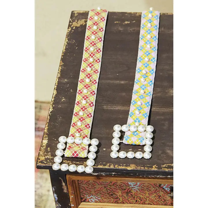 Heirloom Pearl Buckle Belt Pol Clothing