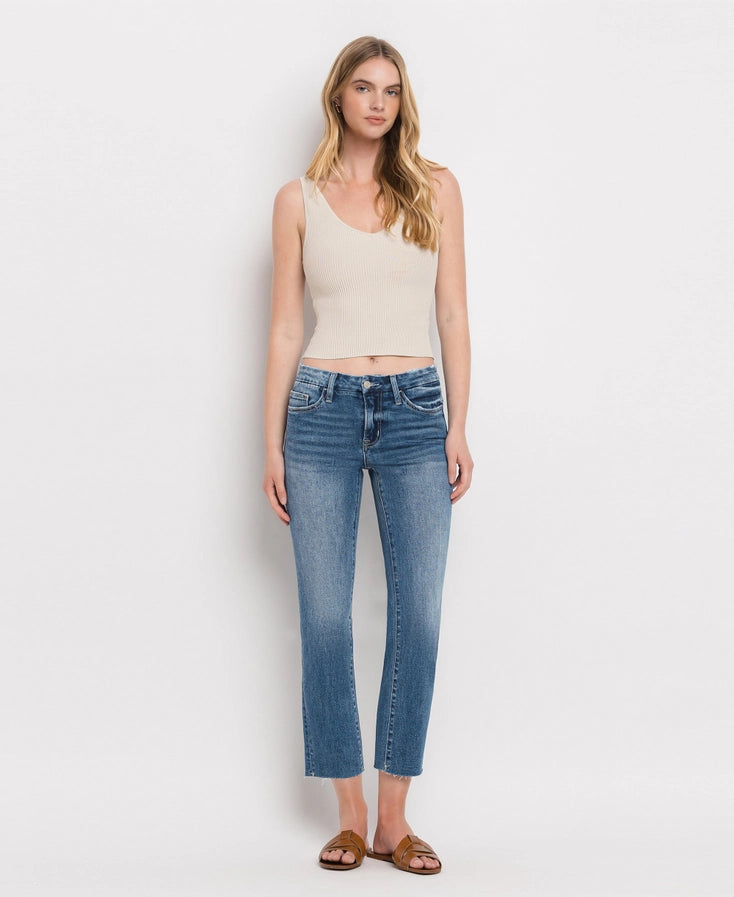 Timeless Slim Straight Jeans Vervet