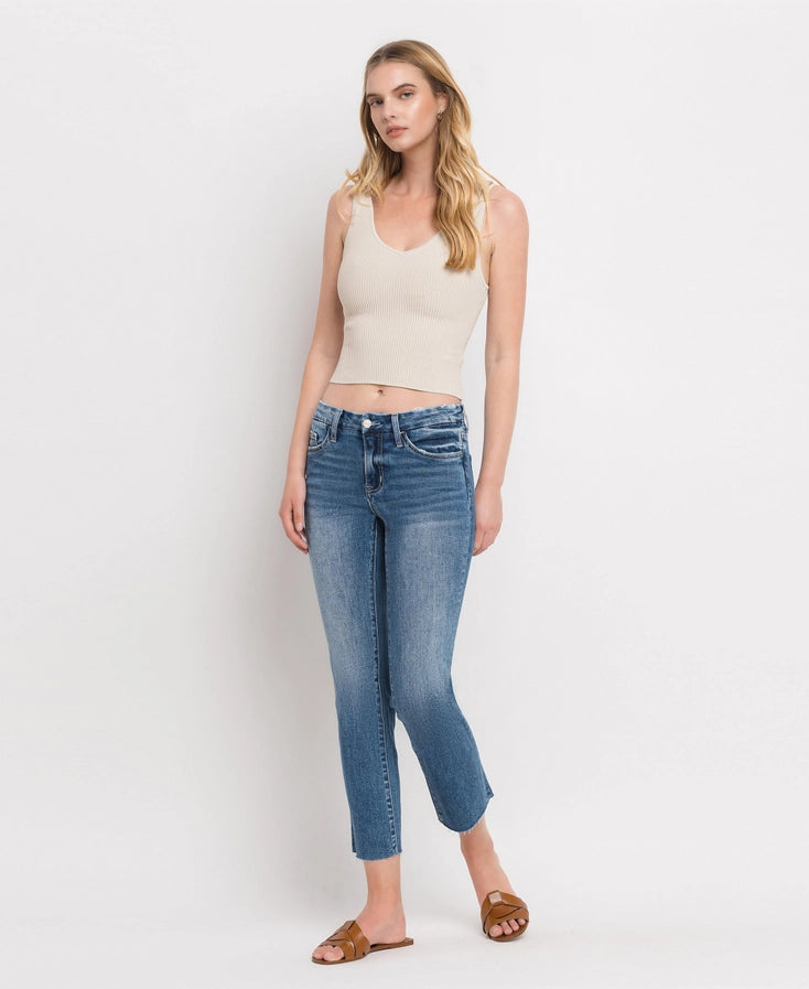 Timeless Slim Straight Jeans Vervet