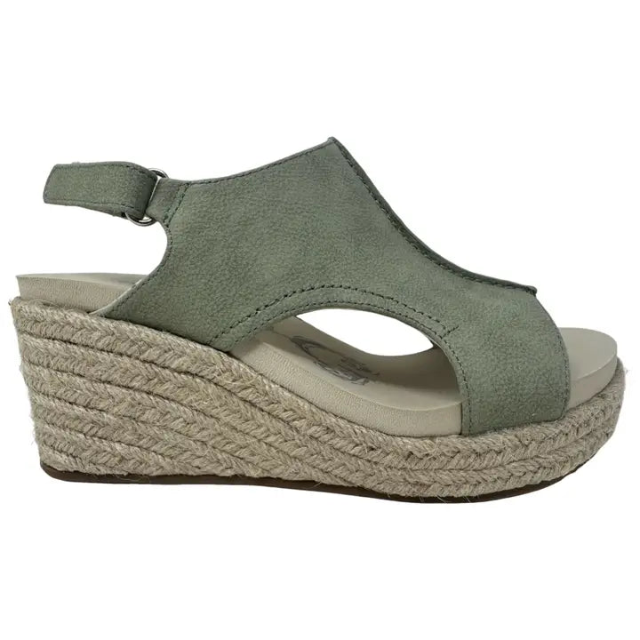 Sage green wedges