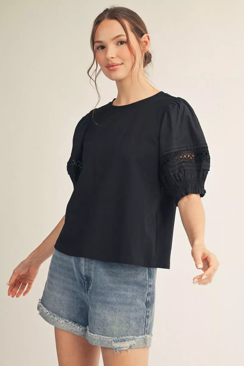 Graceful Lace Top Jodifl