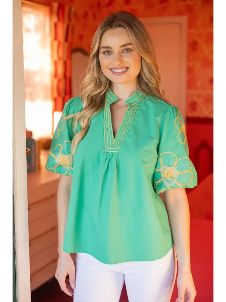 Verdant Bloom Top VOY