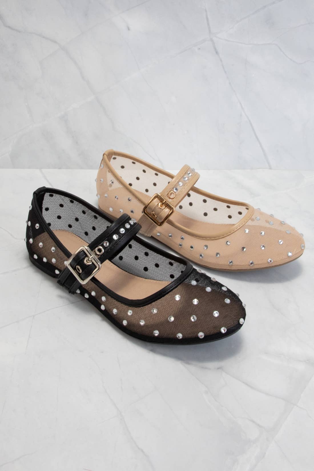 Crystal Charm Flats CCOCCI