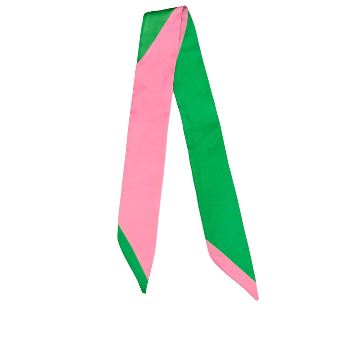 Twilly Scarf - Pink/Green Camel Threads