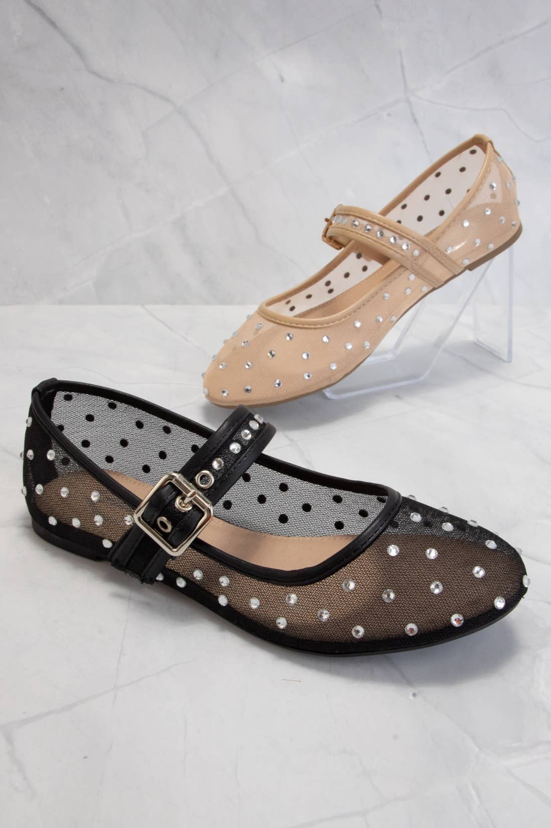 Crystal Charm Flats CCOCCI