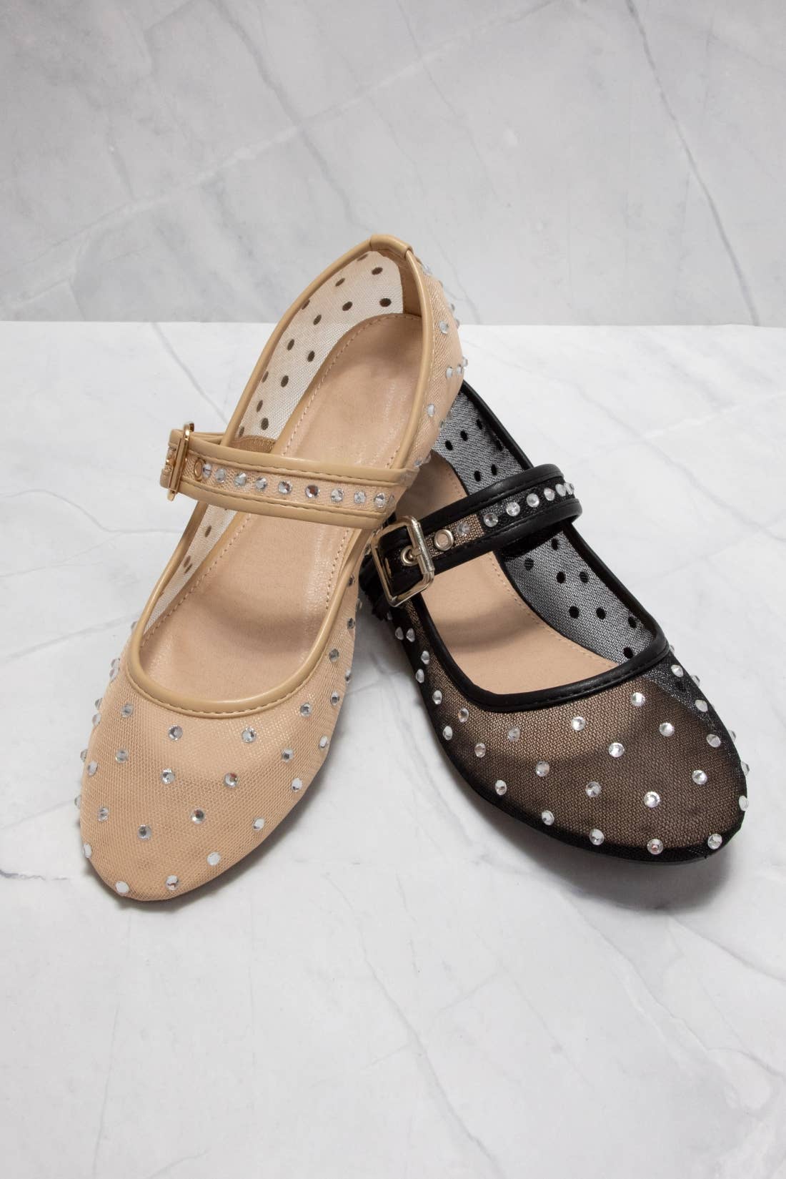 Crystal Charm Flats CCOCCI