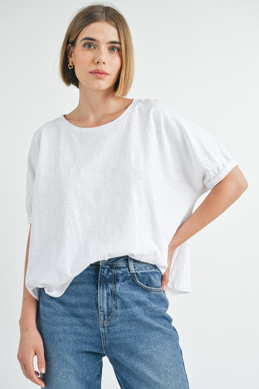 Olive Oversize Top