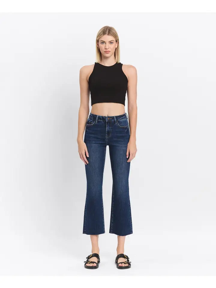 Indigo Rise Flare Jeans Lovervet