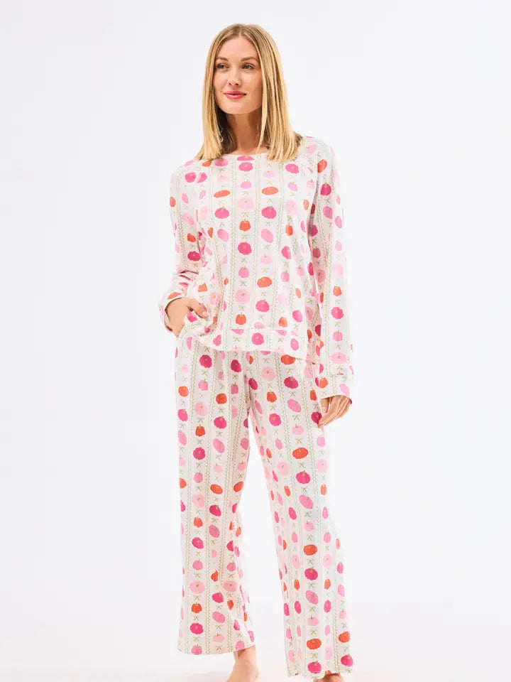 Pumpkin Spice and Everything Nice Pajama Set Mary Square