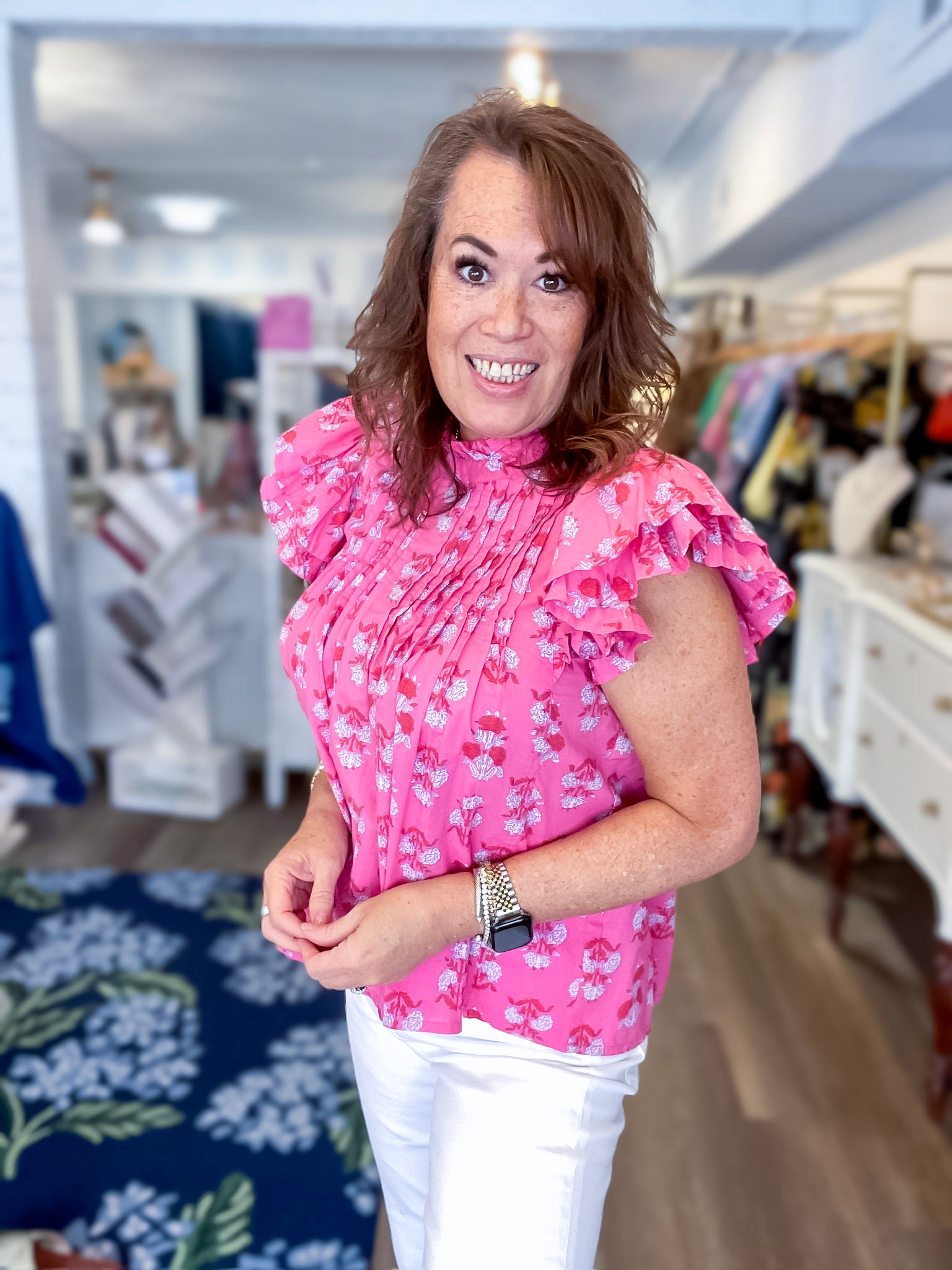 Dolly Flutter Top - Pink Mudpie