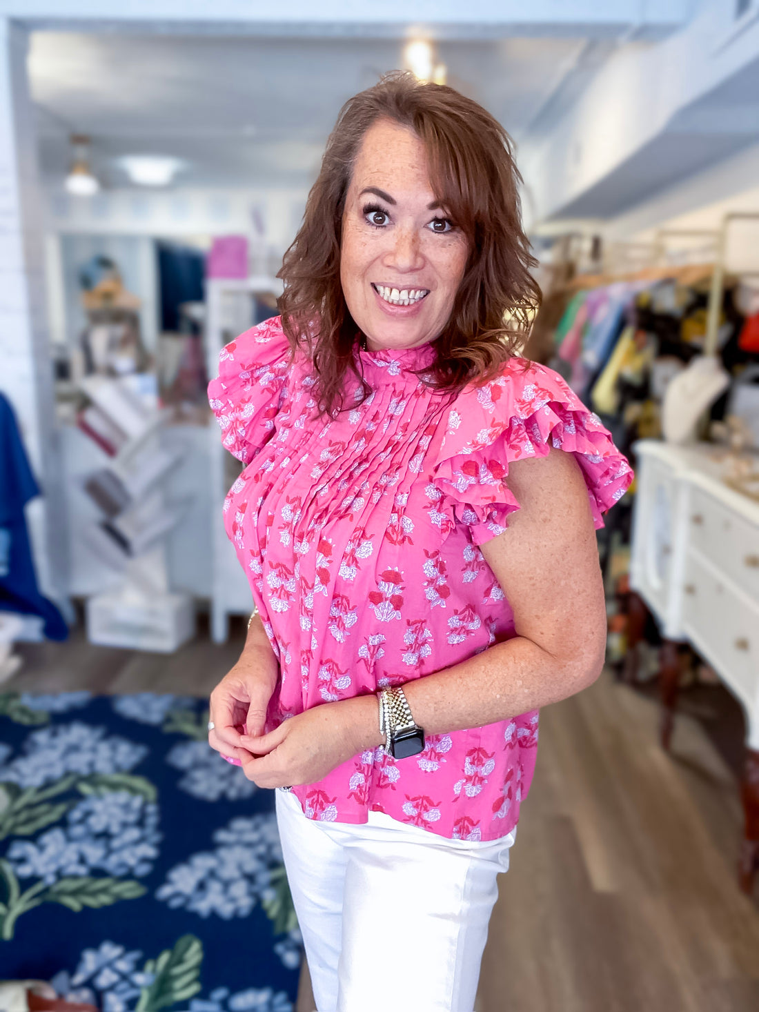 Dolly Flutter Top - Pink Mudpie