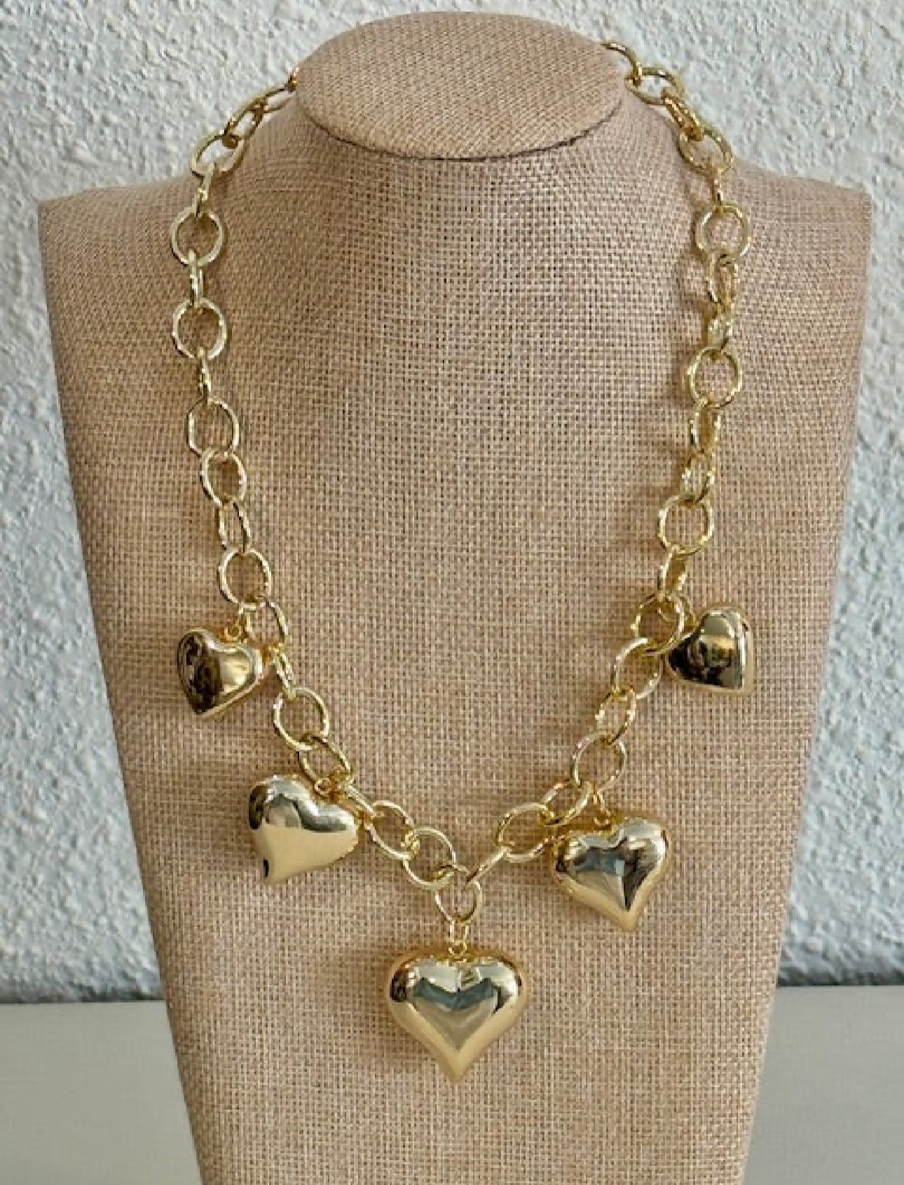 Oh My Heart Statement Necklace Threads of Grace