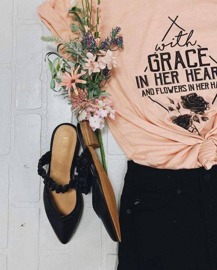 With Grace in Her Heart T-Shirt Ruby’s Rubbish