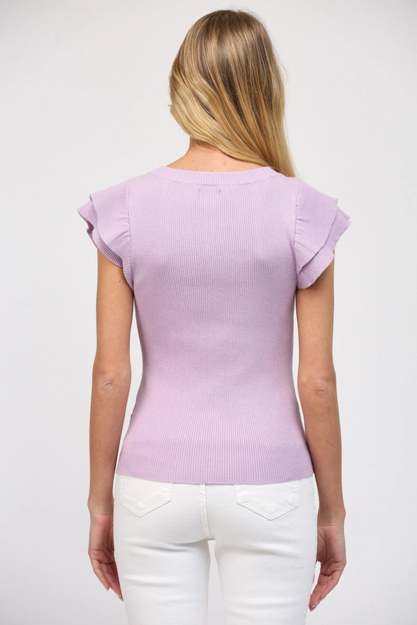 Jane Flutter Sleeve Top