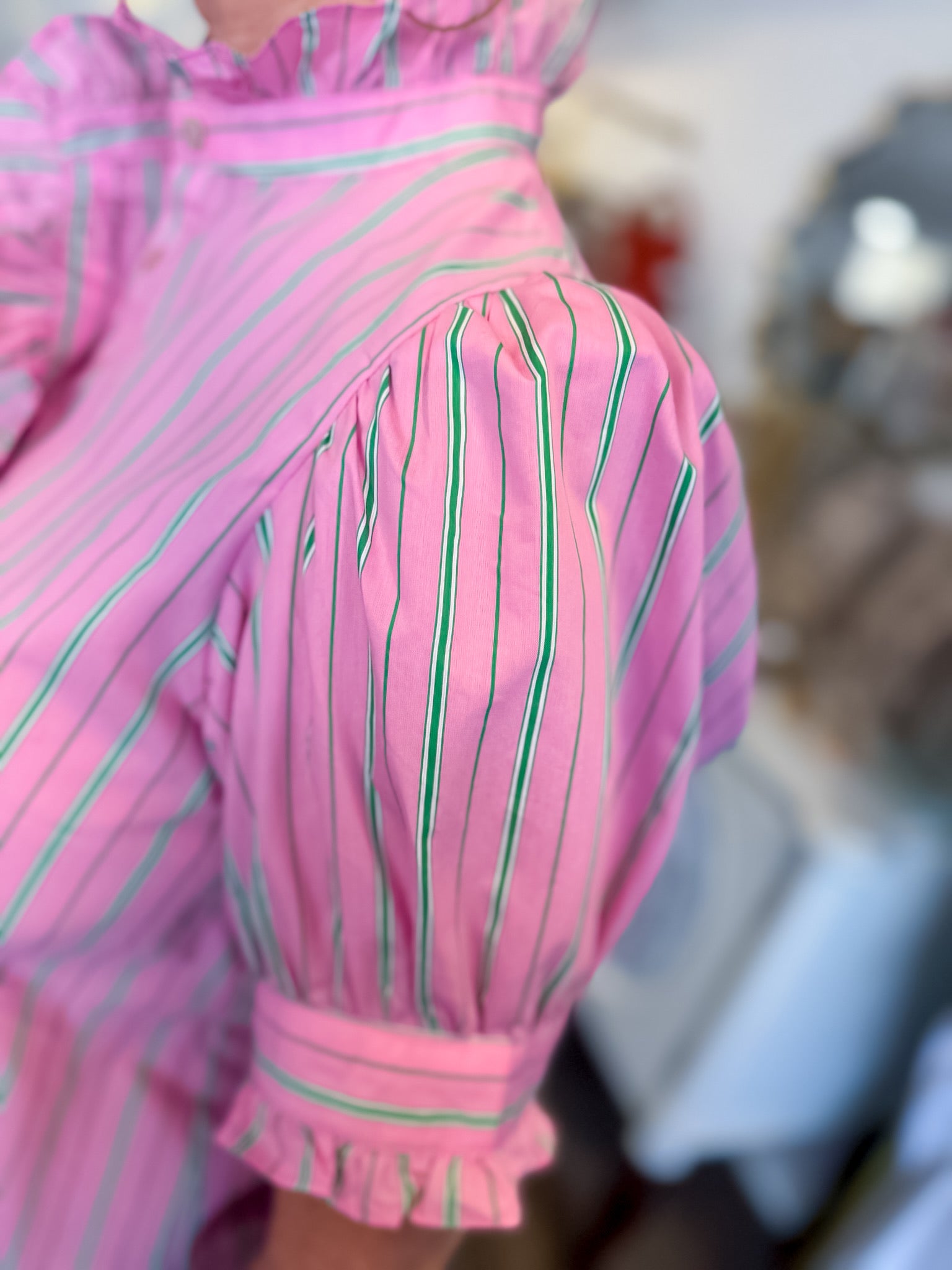 Hadley Stripe Blouse Entro