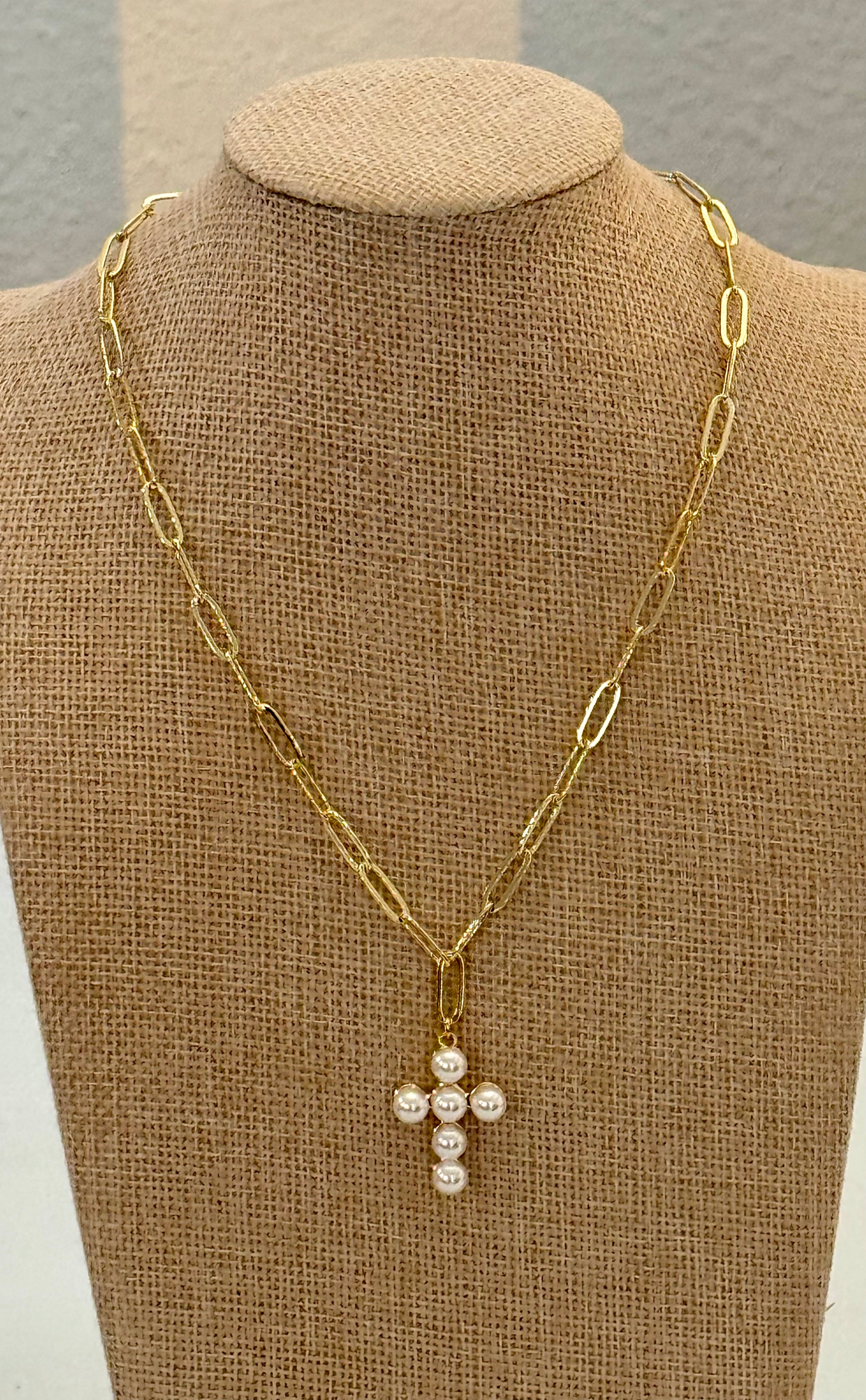 Grace Cross Necklace Threads of Grace
