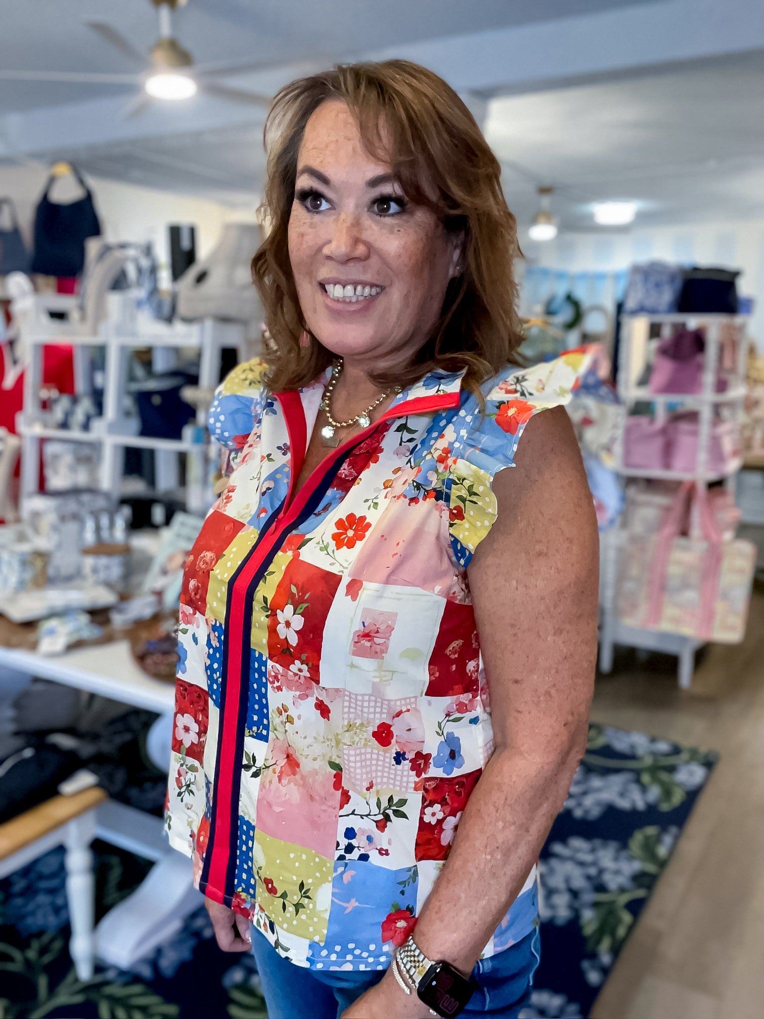 Americana Bloom Top