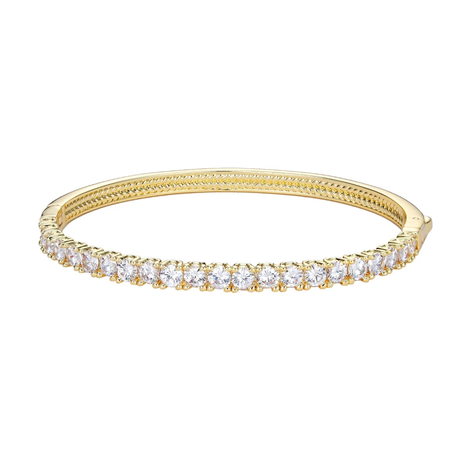Gold CZ Bangle Silver and Accessories