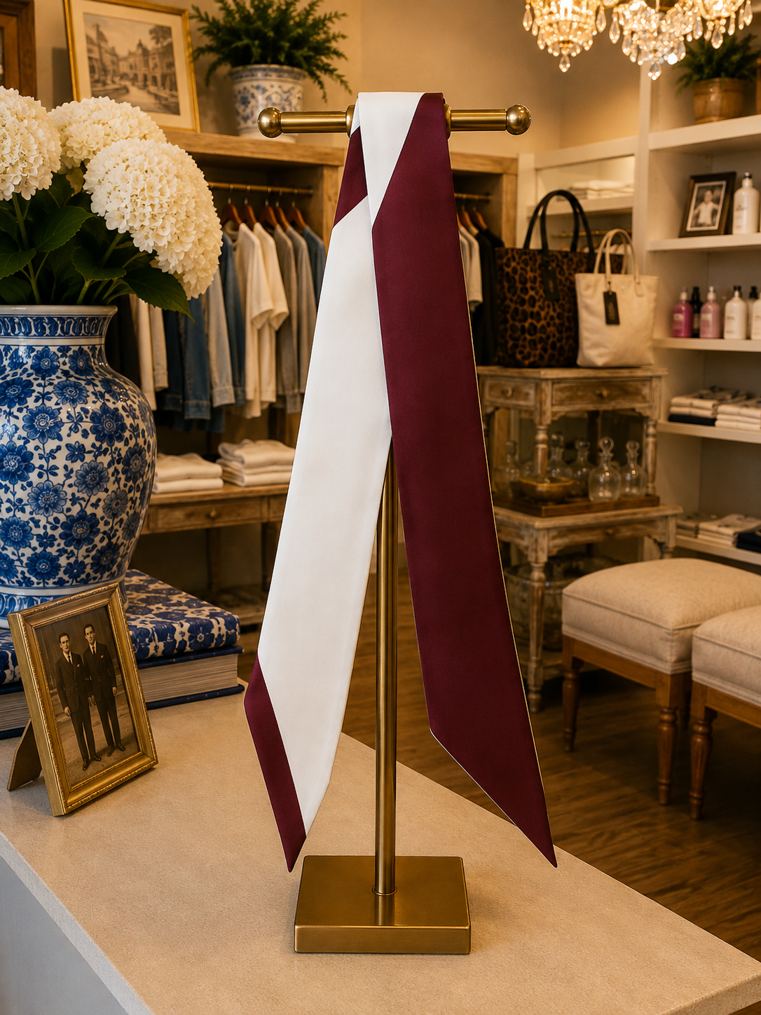 The Bordeaux Twilly Camel Threads