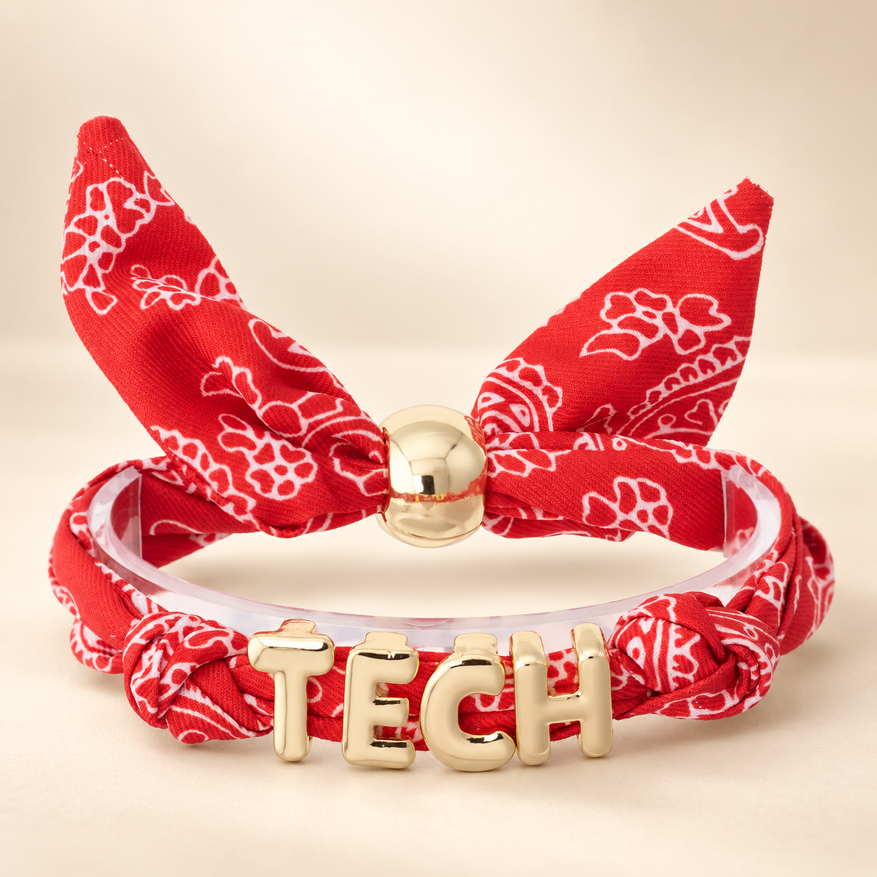 Texas Tech Red Raiders Bandana Slider Bracelet Canvas Style