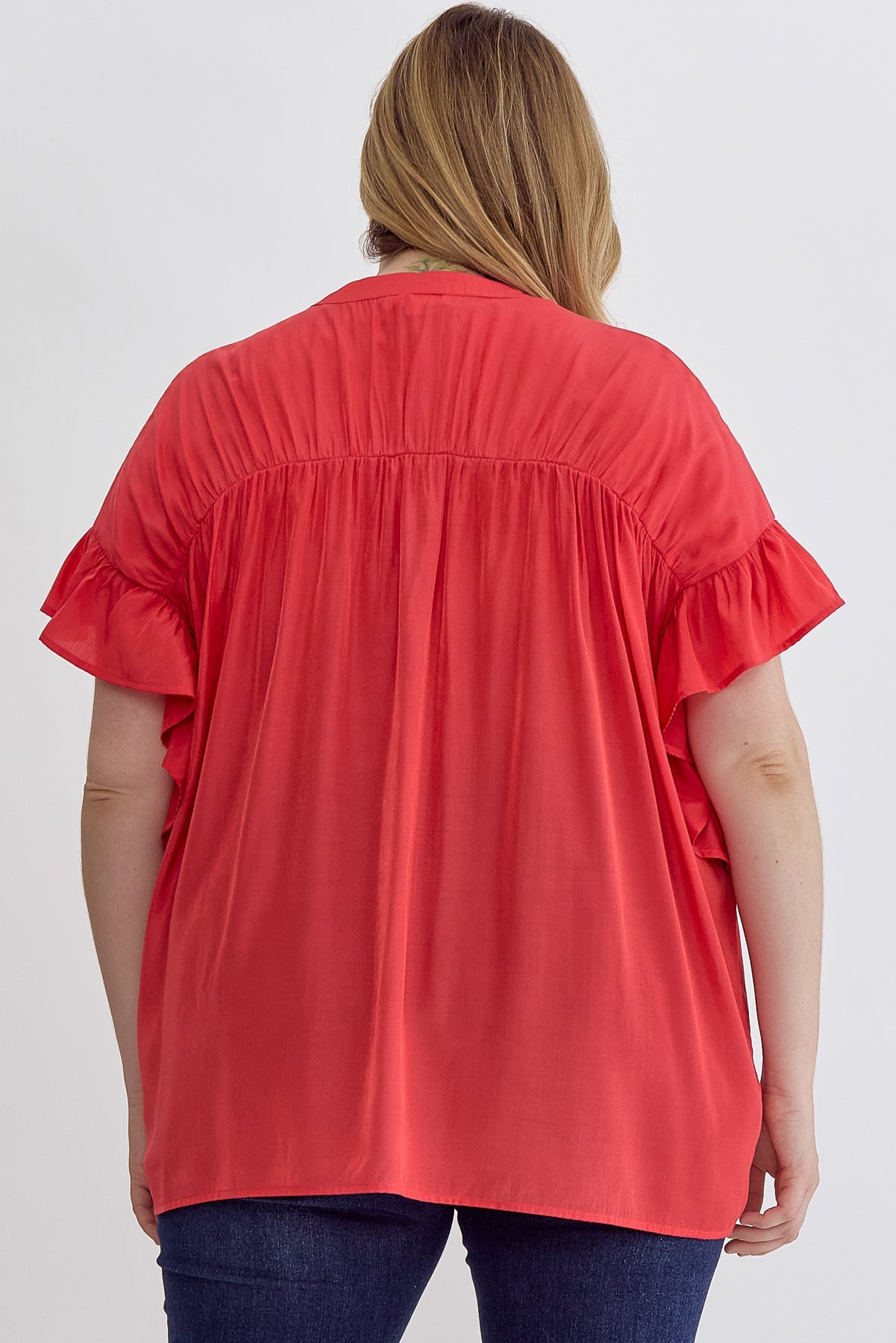 Ramona Ruffle Top/ Curvy Girl Entro