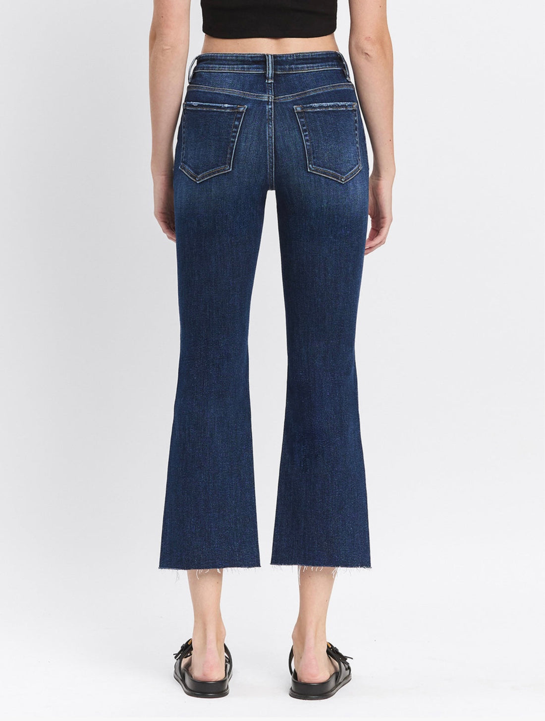 Nightlight Muse Cropped Flare Jeans VERVET by FLYING MONKEY