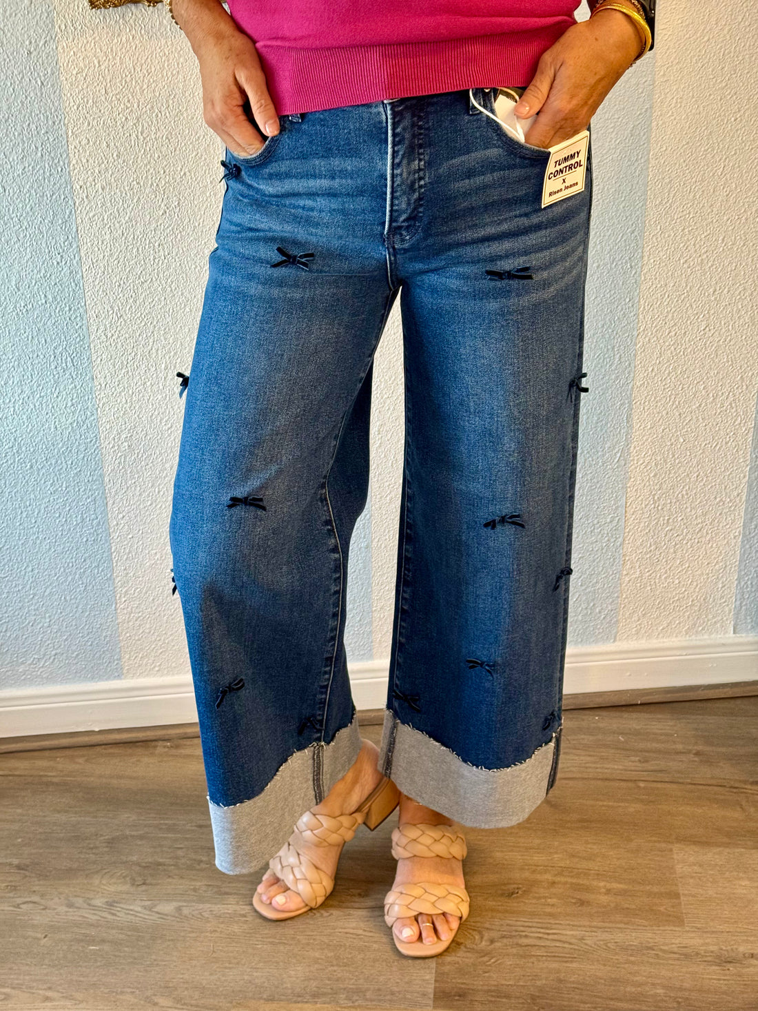 Coquette Crop Jean Risen